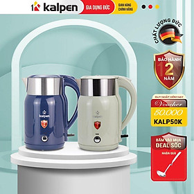 Mua Ấm Đun Nước Siêu Tốc INOX 304 Cao Cấp KK68 1.8L-2200W Hàng Chính Hãng KALPEN-GIA DỤNG ĐỨC Bảo Hành 2 Năm