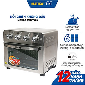 Mua Nồi Chiên Không Dầu MATIKA 25L 1700W MTK-9325  Hàng Chính Hãng