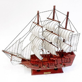Mô hình thuyền buồm trang trí 33152G - 33cm
