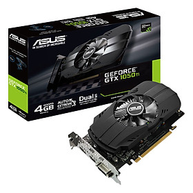 Card Màn Hình VGA ASUS PH-GTX1050TI 4GB 128bit 1Fan HDMI DVI DP - Hàng Chính Hãng