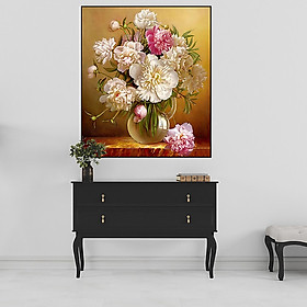Mua Tranh Trang Trí Treo Tường - Tranh Canvas Lọ Hoa Hồng