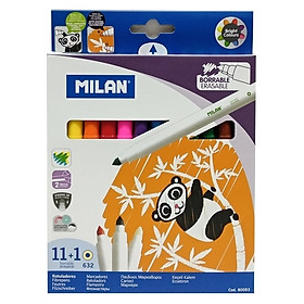 Hộp 12 Bút Nước Tẩy Được - Milan 80093
