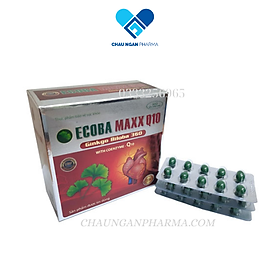 Ecoba Maxx Q10 ginkgo biloba thiện trí nhớ và chứng mất ngủ hoạt huyết