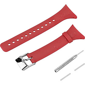 Outdoor Waterproof Rubber Watch Band Men's Watch-strap Steel Buckle with Screwdriver for SUUNTO M Serise M1M2M4M5