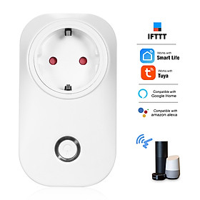 Smart Power Plug Smart Home Socket Voice Control Compatible with Amazon Echo & for Google Home IFTTT Tmall Elf Timing