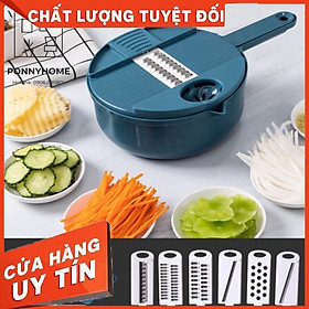 Mua BỘ RỔ NẠO RAU CỦ ĐA NĂNG 12 CHI TIẾT | NẠO BÀO SỢI AN TOÀN KHI SỬ DỤNG MẪU MỚI