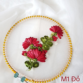 HOA RUBAN ĐÍNH ÁO DÀI