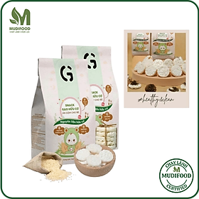 Bánh Snack Ăn Dặm Hữu Cơ Cho Bé GUfoods 40g - Thành Phần Gạo Organic, Không Gia Vị, Dễ Tiêu Hoá