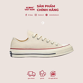 Hình ảnh Chuck 70 Parchment Low | Giày Converse 1970s Kem Cổ Thấp Egret 162062C