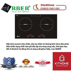 Mua Bếp Từ Đôi Arber AB-375 - Hàng Chính Hãng