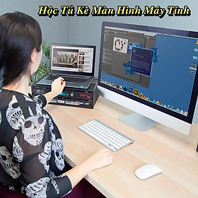Mua Hộc Tủ Kê Màn Hình Máy Tính VENTILATED DESIGN - Home and Garden