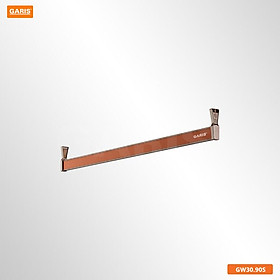 Bộ giá treo quần áo cao cấp, bằng hợp kim nhôm, mặt ốp da, màu đỏ Carnelian Garis GW30.90S