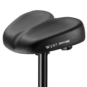 Yên thay thế cho xe đạp công thái học WEST BIKING mềm mại rộng dày rộng thoải mái chống va đập