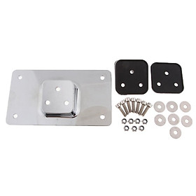 Laydown License Plate Frame Mount for Harley Sportster Dyna Softail