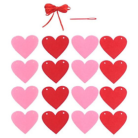 Mua Dây Tim Vải Nỉ Trang Trí Valentine 7 x 6 cm - Vinacraft