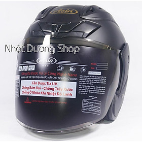 Mũ bảo hiểm xe mô tô trùm đầu có kính chắn bụi bảo vệ tốt mặt và đầu khi va chạm, có kính chắn gió