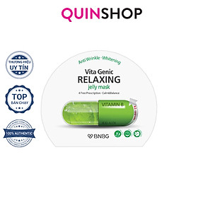 Mặt Nạ Giấy BNBG Vita Genic Relaxing Jelly Mask Xanh lá 30ml