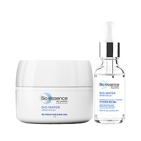 Combo dưỡng ẩm Bio-Essence Bio-Water (Tinh chất Vitamin B5 30ml+ Kem Moist-in Gel 50g)
