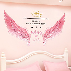 Decal dán tường Đôi cánh thiên thần số 2 - HP489