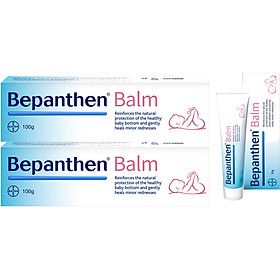 Combo 2 Kem chống hăm dưỡng ẩm Bepanthen 100g - Tặng kèm 1 tuýp Bepanthen 30g
