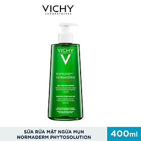 Gel Rửa Mặt Sạch Sâu Giảm Nhờn Vichy Normaderm Phytosolution 400ml