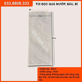 50 Túi Bọc Mướp, Bầu, Bí, Dưa Leo (Size 15x50 ) Hàng Đẹp