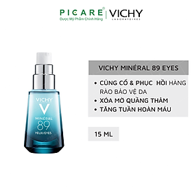 Vichy Minéral 89 Eyes - Kem Xoá Tan Bọng Mắt Cùng Với Nếp Nhăn 15ml