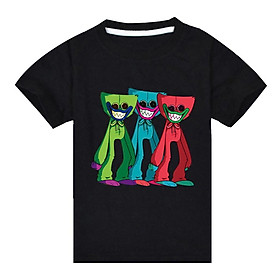 Poppy Play time Áo Thun Tay Ngắn In Hình Thời Gian Poppy Playtime Cho Bé 2V5o Huggy Wuggy Trong Game Poppy Playtime