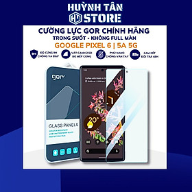 Mua Kính cường lực Google Pixel 6  5A 5G trong suốt không full màn vát cong 2 5D boa cạnh  dễ dáng  siêu mượt chính hãng GOR - Hàng nhập khẩu