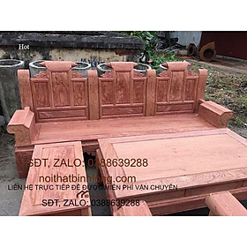 Mua bộ bàn ghế phòng khách âu á tay hộp gỗ hương đá tay 12