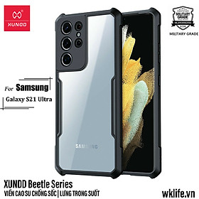 Ốp lưng cho Samsung S21 Ultra cao cấp Xundd - Hàng nhập khẩu
