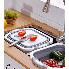 Mua Bộ Thớt Kèm Chậu Gấp Gọn Đa Năng 2 in 1
