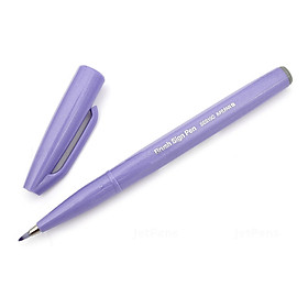 Bút lông viết chữ calligraphy Pentel Fude Touch Brush Sign Pen - Màu xanh tím (Blue Violet)