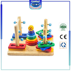 Đồ chơi gỗ Đường luồn lý thú | Winwintoys 65072 | Rèn luyện sự khéo léo và kiên nhẫn | Đạt tiêu chuẩn CE và TCVN