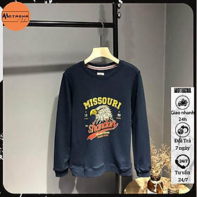 Áo nỉ sweater nam unisex, Áo chất nỉ mịn đẹp kiểu dáng thời trang in MISOURI mã NZ618
