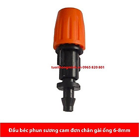 Béc phun sương CAM 1 hướng kèm ren kết nối thẳng ổng 6mm