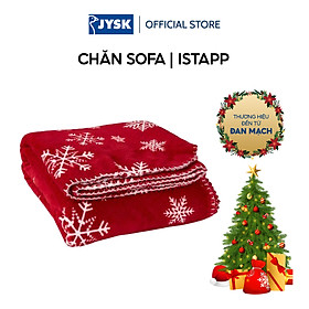 Mua Chăn sofa | JYSK  Istapp | polyester | đỏ/trắng | R130xD170cm