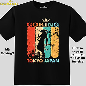 Hình ảnh Samurai, mã Goking3. Áo thun Nhật Bản đẹp cho nam nữ, áo phông thoát nhiệt GOKING hàng hiệu cao cấp