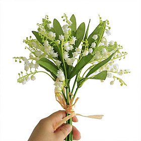Mua Bó 6 cành Hoa linh lan giả trang trí nhà siêu đẹp - hoa lụa   hoa giả   Han decor