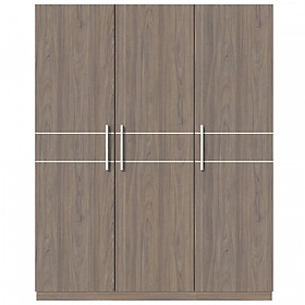 Mua Tủ quần áo gỗ MDF Tundo 3 cánh màu óc chó 140 x 55 x 200cm