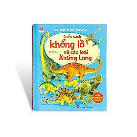 Sách tương tác - Cuốn sách khổng lồ về các loài khủng long - Bìa cứng