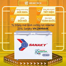 Mua TỦ ĐÔNG SANAKY INVERTER 240 LÍT VH-2899A4K ĐỒNG (R600A) (KÍNH CƯỜNG LỰC)   - HÀNG CHÍNH HÃNG