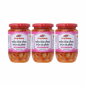 Mắm Tôm Chua Trộn Cà Pháo Sông Hương 430g combo 3 hũ