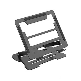 Giá Đỡ kim loại cho laptop máy tính bảng hỗ trợ tản nhiệt và điều chỉnh độ cao góc máy hàng nhập khẩu