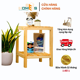 Mua Kệ tab gỗ đầu giường 2 tầng Behomes - Nội thất phòng ngủ  phòng khách
