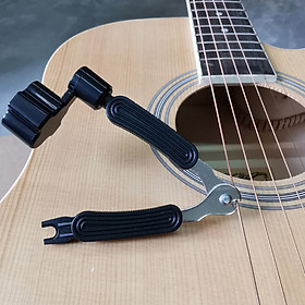 Dụng cụ thay dây đàn guitar đa năng 3 trong 1- Kiềm cắt dây (Cutter) + Tay quay lên dây (Winder) + Nhổ chốt (Pin puller)