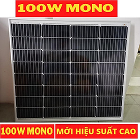 Tấm pin năng lượng mặt trời mono 100w