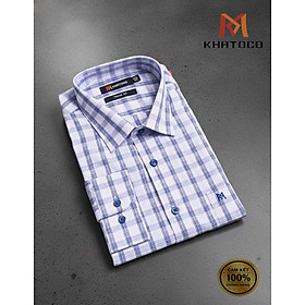 Áo sơ mi Khatoco sale off 374k ( giá tem 468k)