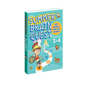 Sách summer brain quest 3&4 phát triển tư duy iq cho bé - in màu ( tiếng anh, 8 - 9 tuổi )