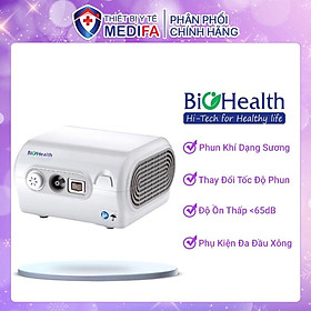 Máy xông khí dung BioHealth Neb Pro kích thước hạt sương nhỏ mịn, dễ chịu cho đường hô hấp